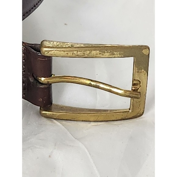 Johnston & Murphy Aniline Kipskin Shoulders‎ Handcrafted Belt 34"  - 38" length - Picture 3 of 9